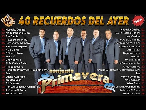 AMOR Y RECUERDOS MIX - CONJUNTO PRIMAVERA ÉXITOS SELECCIONADOS