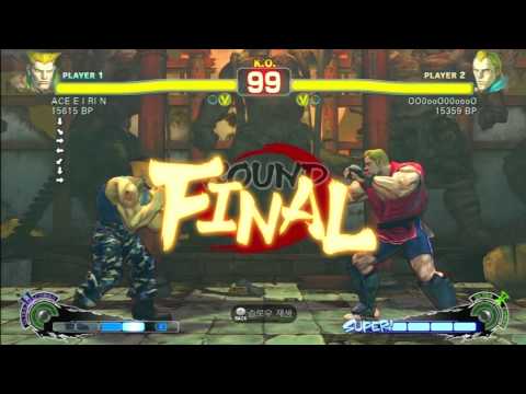 SSF4 Rank Match  ACE E I RI N (GU)  vs  OO0ooO00oooO (AB)