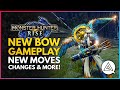 Monster Hunter Rise | New BOW Weapon Gameplay - New Moves, Changes & Silkbind Attacks