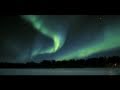 Aurora Borealis, Northern Lights in real speed over ...