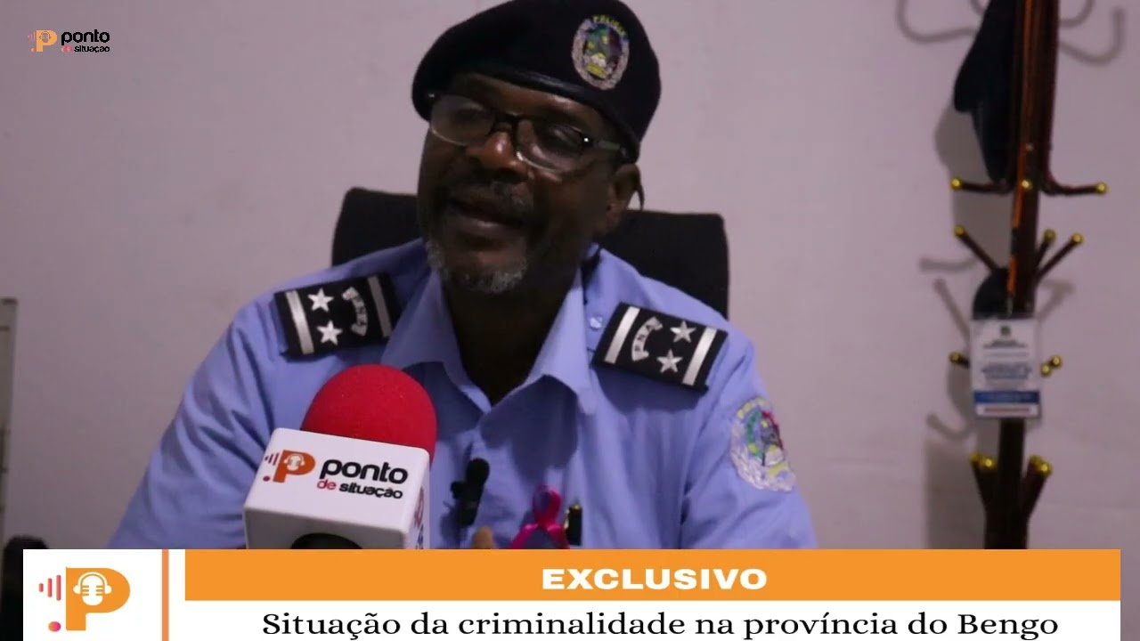 EXCLUSIVO: PORTA-VOZ DA POLÍCIA NO BENGO FALA DA SITUAÇÃO DA CRIMINALIDADE NESTE TERRITÓRIO DO PAÍS