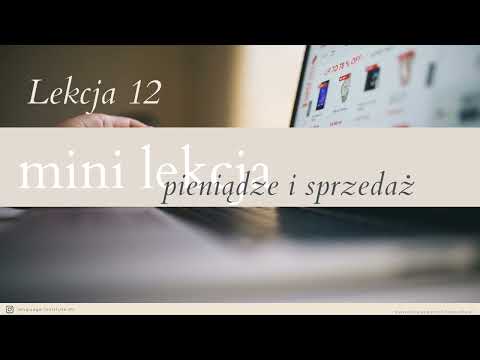 mini-lekcja 12: pieniądze i sprzedaż!