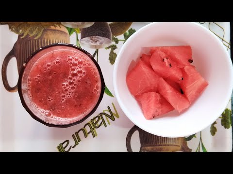 Watermelon Smoothie with Chia seed l Rehydration l High fibre smoothie l good for Constipation l