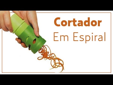 Cortador de Legumes e Vegetais em Espiral