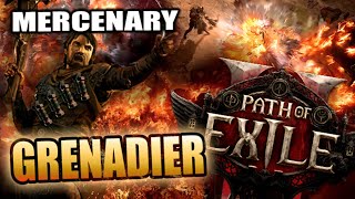 PATH of EXILE 2: The Mercenary Grenadier - Early Game Hands-On Showcase - Skills, Supports, Passives
