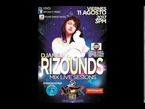 Mix techno Djane Rizounds Xhona Dance Radio Agosto 2017