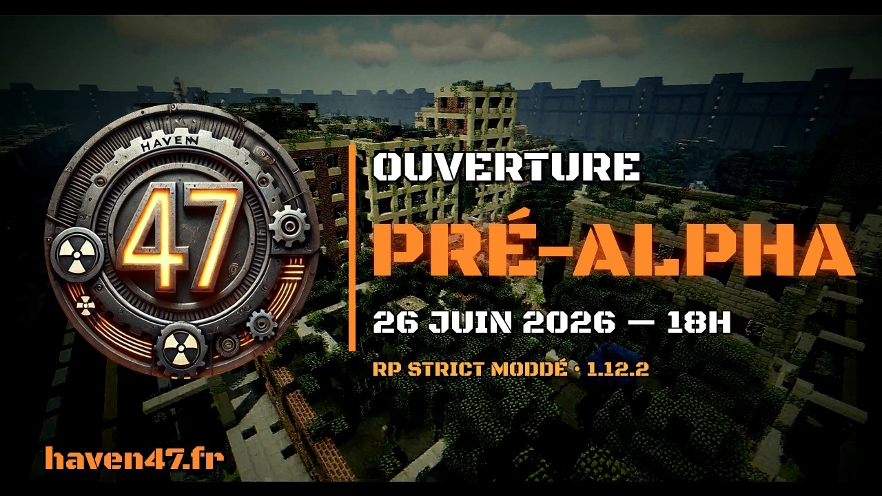 Aperçu vidéo de (ON) [Haven47] RP Strict | Univers Post-Apo & Dictature