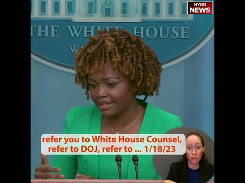 Info blackout:: DOJ refers us to Special Counsel. Not holding briefings, WH Counsel refers to DOJ