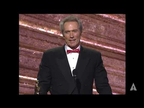 Thumbnail for video: Clint Eastwood Wins Best Directing: 1993 Oscars Thumbnail for video: Clint Eastwood Wins Best Directing: 1993 Oscars