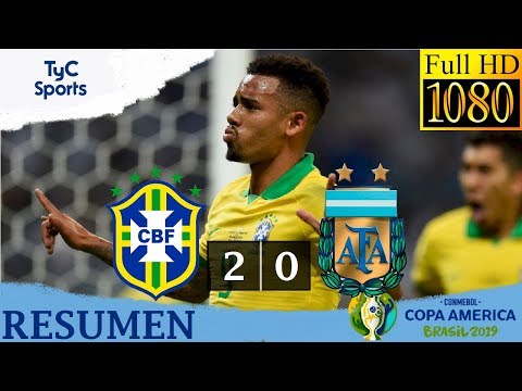 Argentina - Brasil (2019) Resumen Tyc Sports FULL HD