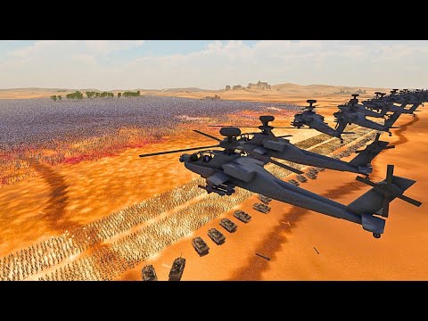 GERMAN AND INSURGENTS WITH M1A2 ABRAM AND APACHE HELICOPTER vs 3,000,000 EVERY ZOMBIES ​| UEBS 2