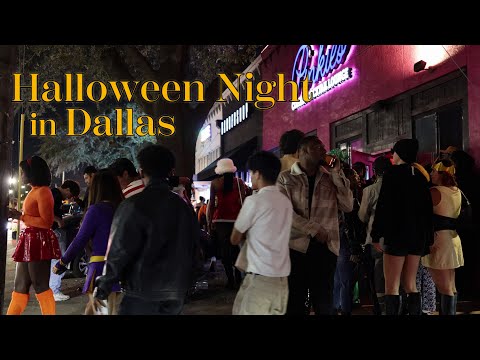 [4K] 2025 Halloween Night in Dallas, Texas