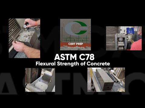 ACI Strength - ASTM C78 Flexural Strength of Concrete - CRMCA Accessible Procedures
