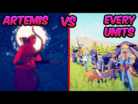 ARTEMİS VS EVERY UNITS! ⚔️😱😱| TABS - Totally Accurate Battle Simulator
