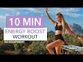 10 MIN ENERGY BOOST WORKOUT - good mood dance cardio, stop being lazy I Pamela Reif