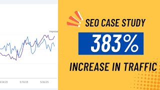 Local SEO Case Study: 383% Increase in Organic Traffic