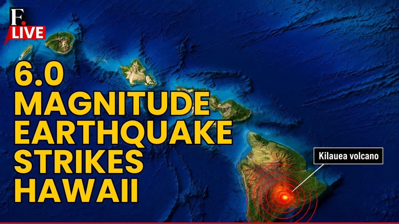 LIVE: Magnitude 6.0 Earthquake Strikes Hawaii’s Big Island as USGS Monitors Kilauea Volcano