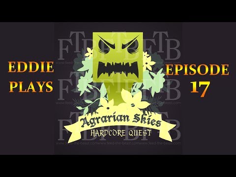 Eddie's Agrarian Skies Episode 17. Blood Trees and Blood Magic :-Minecraft