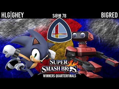 Sm4sh@Mines 78 - HLG|Ghey (Sonic) Vs. BigRed (R.O.B.) - Winners Quarterfinals