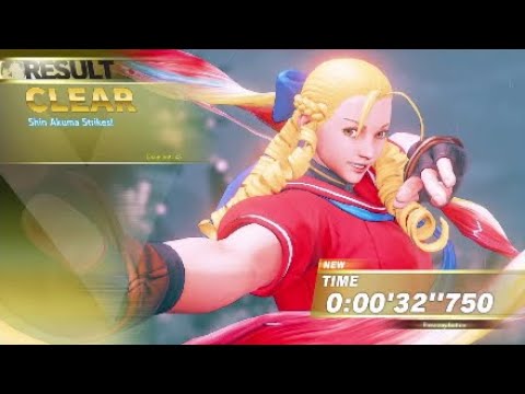 Street Fighter® V* Beating Shin Akuma  with Karin