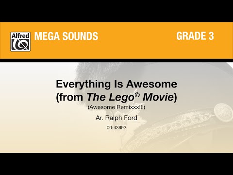 Everything Is Awesome (from The Lego® Movie), arr. Ralph Ford - Score & Sound