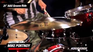 Video thumbnail for Cymbal Vote - Mike Portnoy - Demo - 21" AAX Groove Ride by SABIAN Cymbals