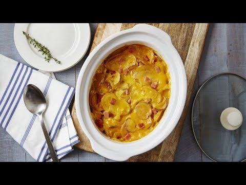Slow-Cooker Cheesy Ham au Gratin | Betty Crocker Recipe