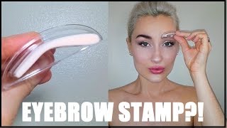 BROW STAMP | DOES IT WORK?! | REVIEW + FIRST IMPRESSIONS