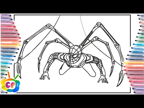 IRON SPIDER MAN coloring pages / Spider-man coloring / Elektronomia - Sky High [NCS Release]