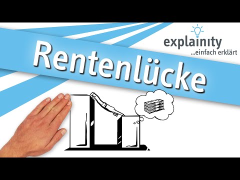 Rentenlücke einfach erklärt (explainity® Erklärvideo)