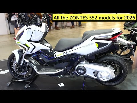 All the ZONTES 552 models for 2026