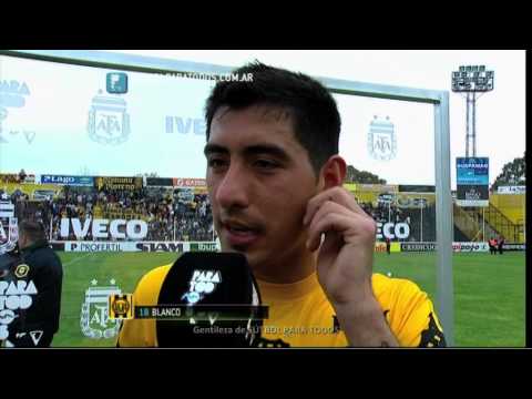 Blanco: "Queremos apuntar a algo más". Olimpo 2 - Tigre 1. Fecha 2. Torneo Primera División 2014.