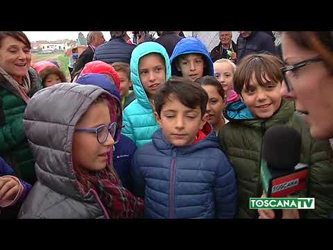 2017-11-03 PRATO - TAGLIO NASTRO PER STRADELLO  RISCOPERTO  DAI BAMBINI