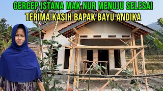 Download lagu Progres Pembangunan Rumah Mak Nur Menuju Finishing Beribu Terima Kasih Kepada Bapak Bayu Andika mp3