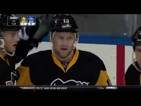 Nick Spaling Goal Against NY Rangers 12/8/14 (Assisted by Sidney Crosby & Steve Downie)
