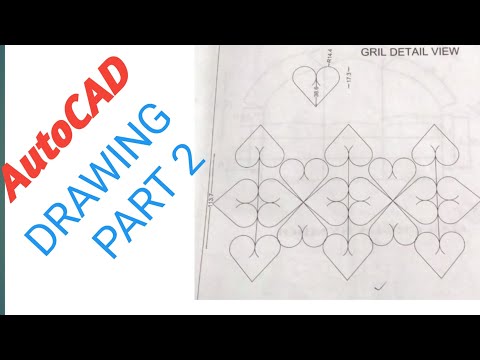 AutoCAD Grill design (#Solidworks designer)