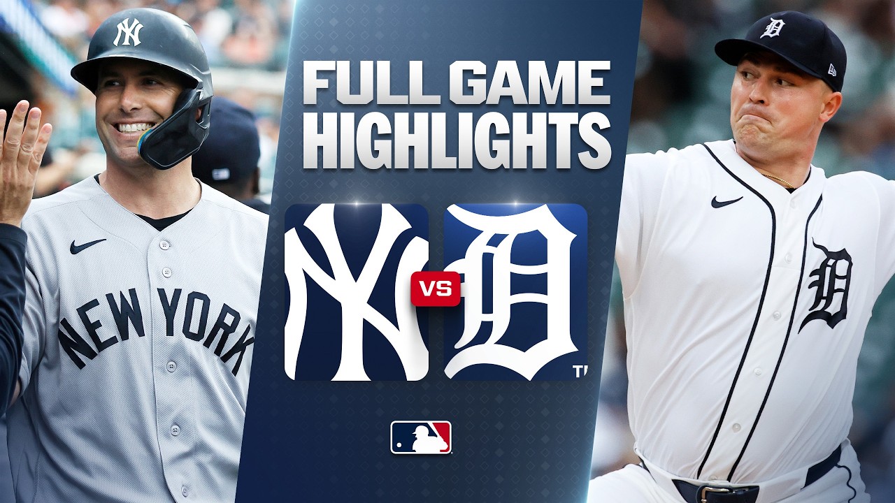 YANKEES vs. TIGERS Full Game Highlights (6/24/26) | MLB Highlights