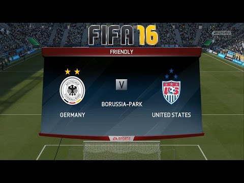 FIFA 16 - Germany vs USA - Women - Full Gameplay [ HD ]