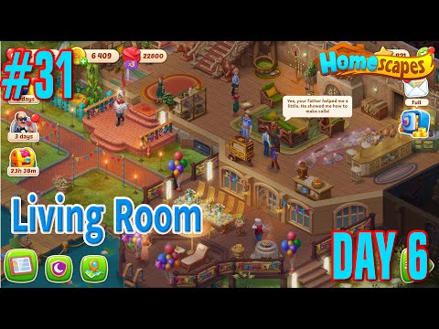 [ Episode 31 ] HOMESCAPES NEW AREA - DAY 6 COMPLETED | Story Gameplay - Part 6