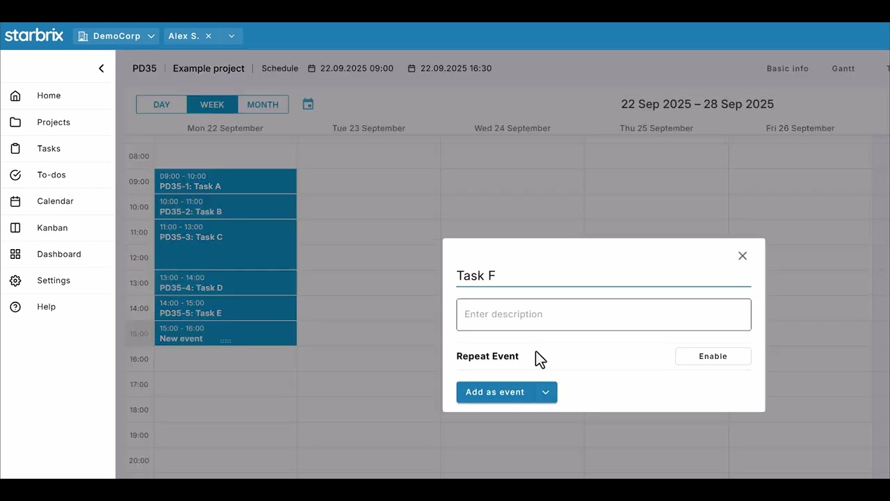 How to Enable Scheduling in Hours and Minutes