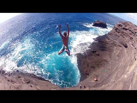 k78 .. Spitting Caves Hawaii Cliff Diving GoPro HD HERO2