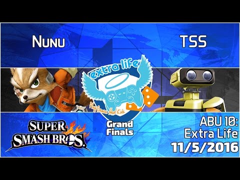 Extra Life: Nunu (Fox) vs. TSS (ROB) - SSB4 Grand Finals