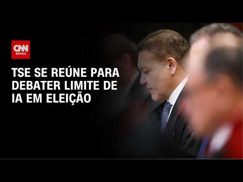 Ministros do TSE se reúnem nesta quinta (13) para debater limites da IA nas eleições | LIVE CNN
