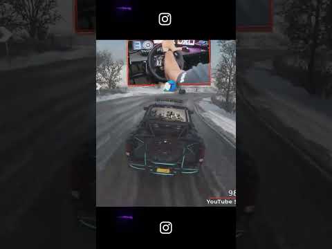RAM Rebel TRX SPEEDING on Snow 2021 Forza Horizon | Logitech g923 Steering Wheel + Shifter #shorts