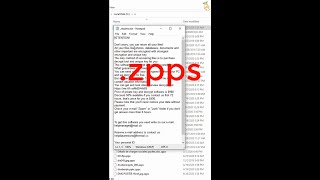 zpps virus ransomware damaged all my files