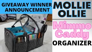 🎁ARE YOU THE WINNER🎁 GIVEAWAY WINNER ANNOUNCED😱Congrats! Mollie Ollie Mimmo Caddy Prize & Freebie