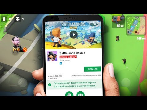 LANCÌ§OU NO ANDROID O NOVO BATTLE ROYALE BATTLELANDS NA GOOGLE PLAY