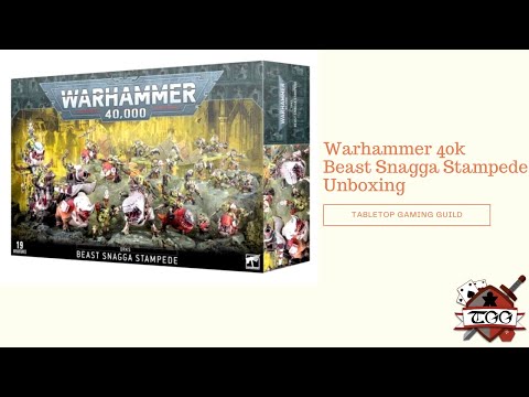 Warhammer 40k Beast Snagga Stampede Unboxing
