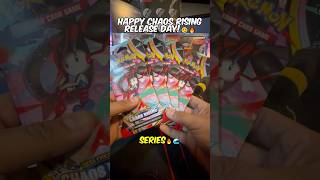 CHAOS RISING JUST DROPPED…LET THE GOLD GRENINJA HUNT BEGIN 🔥#pokemon #chaosrising #pokemontcg #tcg