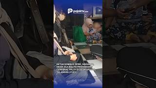 JUMAT BERKAH, KETUA KOMISI D DPRD SIDOARJO SIDAK BALITA PENDERITA CEREBRAL PALSY